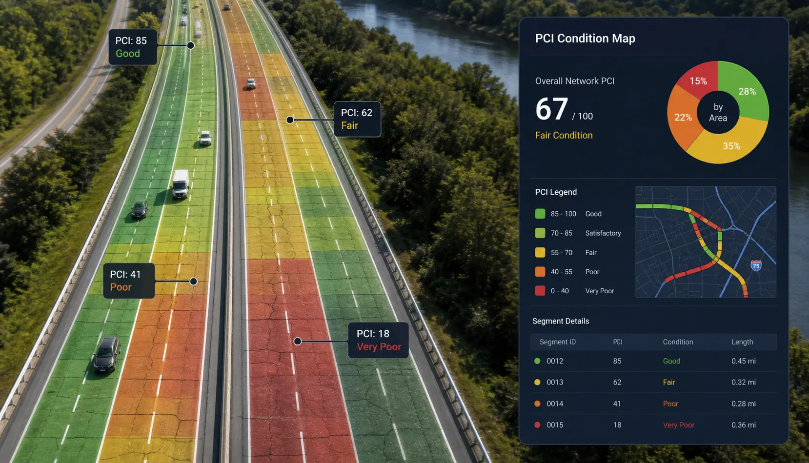 PCI condition map sample