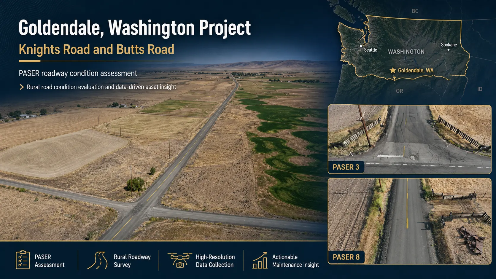 Goldendale Washington PASER survey